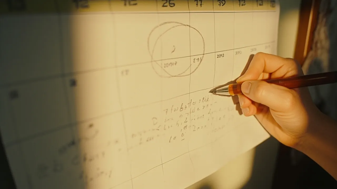 A fantasy-cricket analyst studies handwritten team notes at an open-air Indian cricket stadium